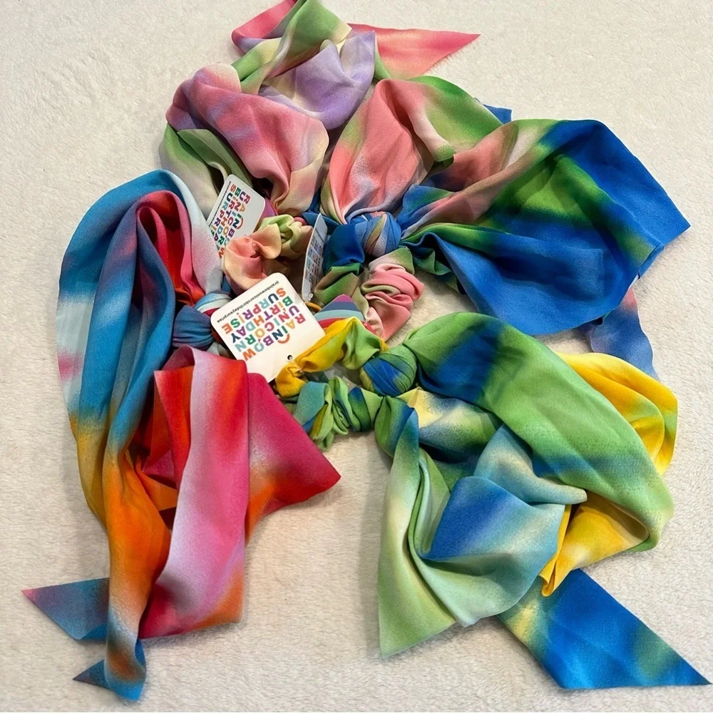 NWT Pixie Scrunchie Paradise Tie Dye Hair Tie